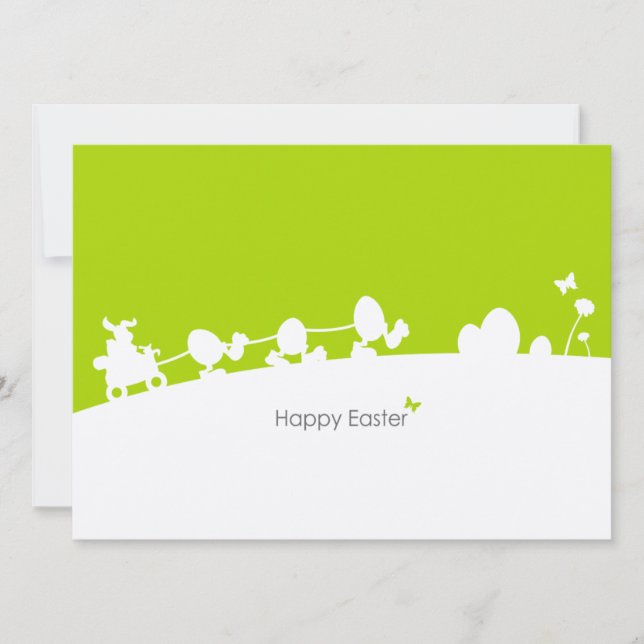 Postkarte Karte Ostern Inbjudningar (Framsida)