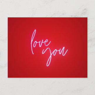 Postkarte - "love you" vykort
