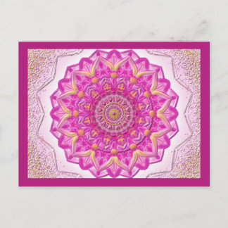 Postkarte MagicMandala-Magenta Vykort