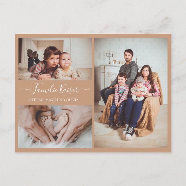 Postkarte mit eigenen Bildern gestalten Vykort (Framsida)