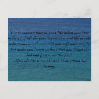 Postkarte mit Spruch Vykort