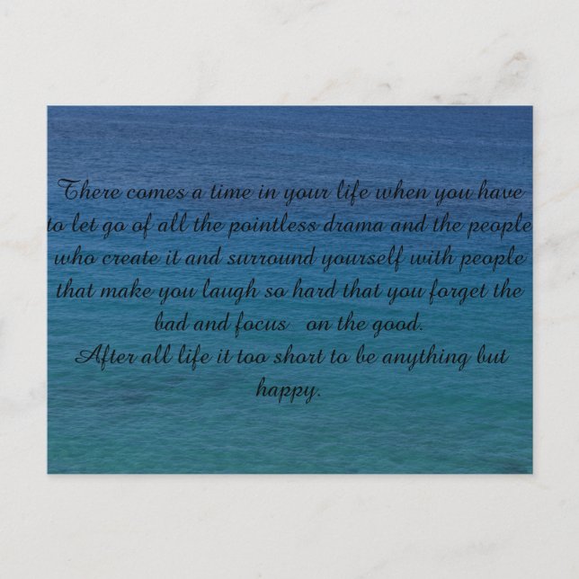 Postkarte mit Spruch Vykort (Framsida)