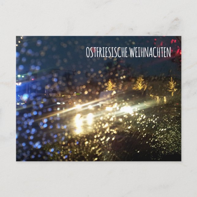 Postkarte „Ostfriesische Weihnachten“ Vykort (Framsida)