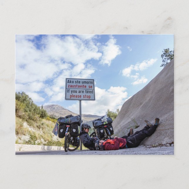 Postkarte - please stop vykort (Framsida)