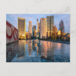 Postkarte Skyline Frankfurt am Main  Vykort