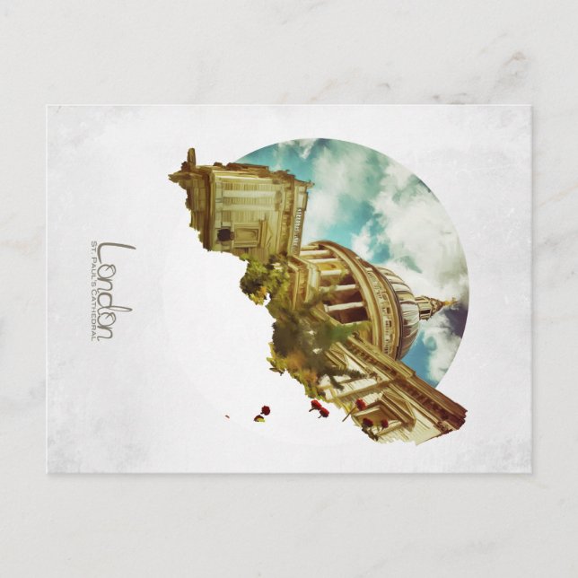 Postkarte St Paul's Vykort (Framsida)