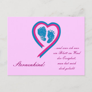 Postkarte Sternenkind Vykort