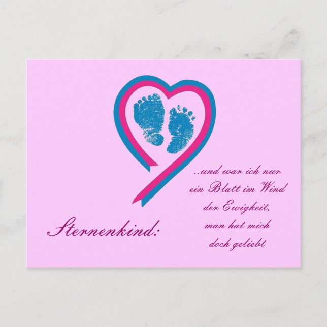 Postkarte Sternenkind Vykort (Framsida)