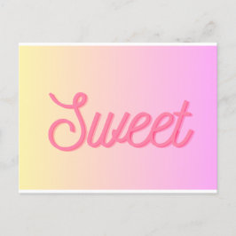 Postkarte - "Sweet" Vykort