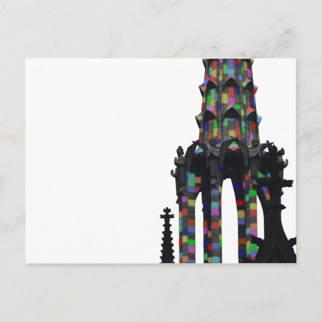 Postkarte vom Vierungsturm des Kölner Doms Vykort (Framsida)