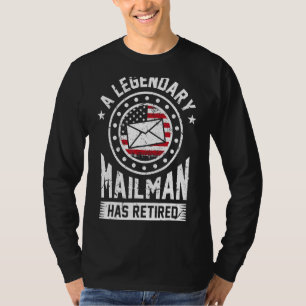 Postkontor för pensionerad postarbetare t shirt