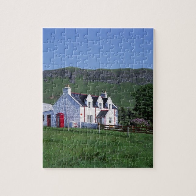 Postkontor, Linicro, Isle of Skye, Highlands, Pussel (Vertikal)
