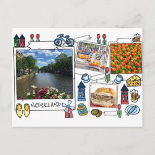 Postkorg Nederland / Nederländerna Vykort