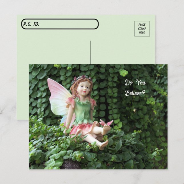 Postkorsning av vackert Fairy-vykort Vykort (Fram/baksida)