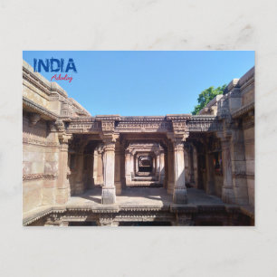 Postkort - Adalaj - Indien Helg Vykort