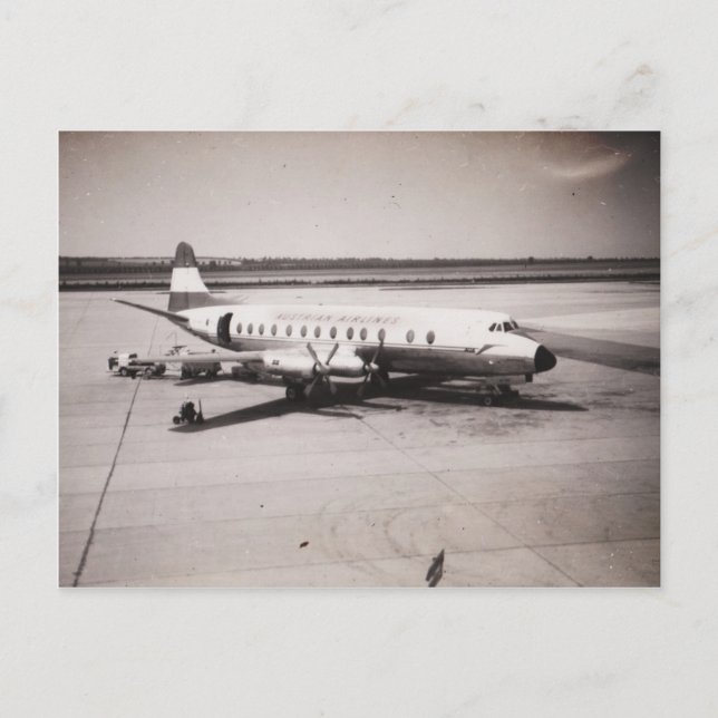 Postkort "Austrian Airlines" Vykort (Framsida)