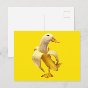 Postkort Banana Duck Meme Vykort