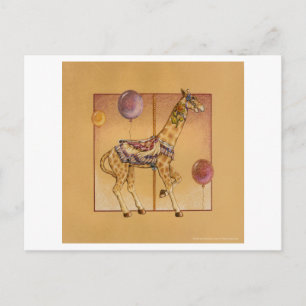 Postkort - Carousel Giraffe Vykort