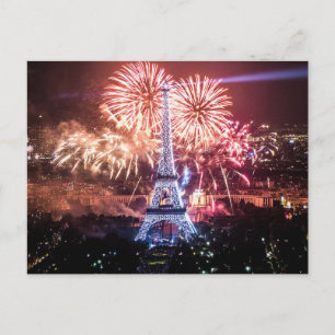 Postkort Eiffel Torn, Paris Frankrike Vykort