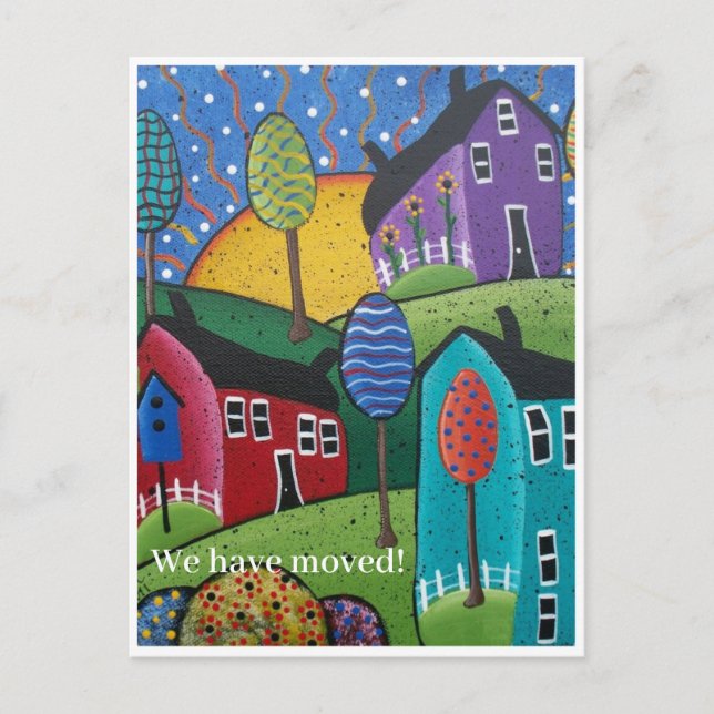 Postkort - Folkkonsthantverk/landsbygd Vykort (Framsida)