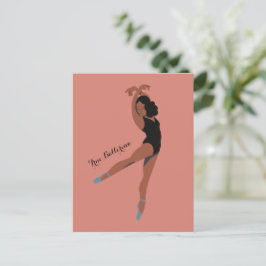 Postkort för Aesthetic Ballet Dancer Vykort