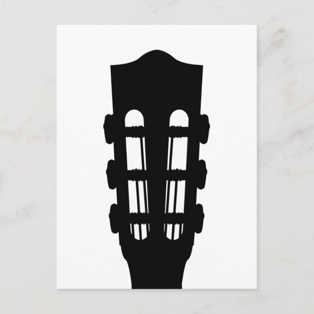 Postkort för akustiskt gitarrer vykort (Framsida)