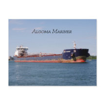 Postkort för Algoma Mariner