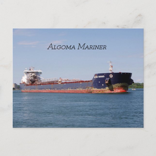 Postkort för Algoma Mariner Vykort (Framsida)