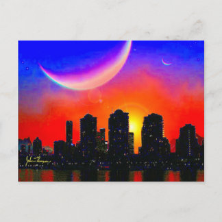 Postkort för Alien City Vykort