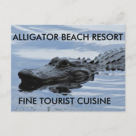 Postkort för Alligator Beach Resort-kort Vykort