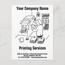 Postkort för allmänna trycktjänster vykort