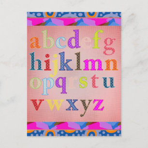 Postkort för Alphabet Vykort