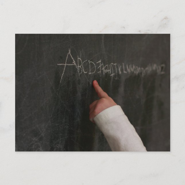 Postkort för Alphabet Vykort (Framsida)