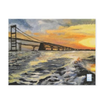 Postkort för Annapolis Maryland Chesapeake Bay