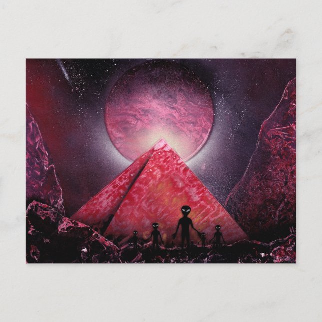 Postkort för antika Utomjordingar Vykort (Framsida)