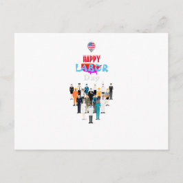 Postkort för arbetsdag vykort