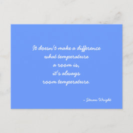 Postkort för att citera Steven Wright Vykort