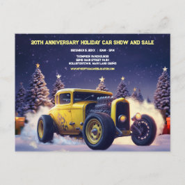 Postkort för autogifttkort för Hot rod-Helgdag Vykort