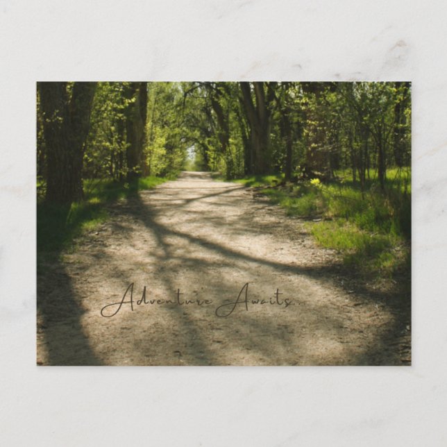 Postkort för äventyr i väntan på vykort (Framsida)