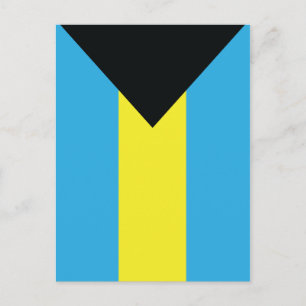 Postkort för Bahamas-Flagga Vykort