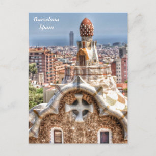 Postkort för Barcelona Spanien Vykort