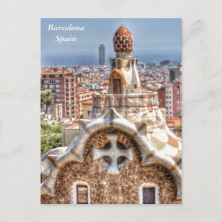 Postkort för Barcelona Spanien Vykort
