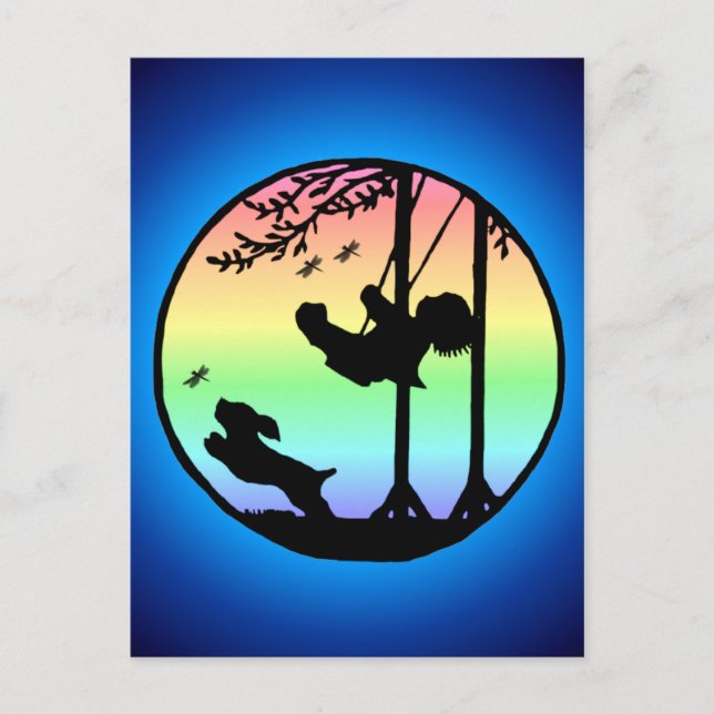 Postkort för barnminnen vykort (Framsida)