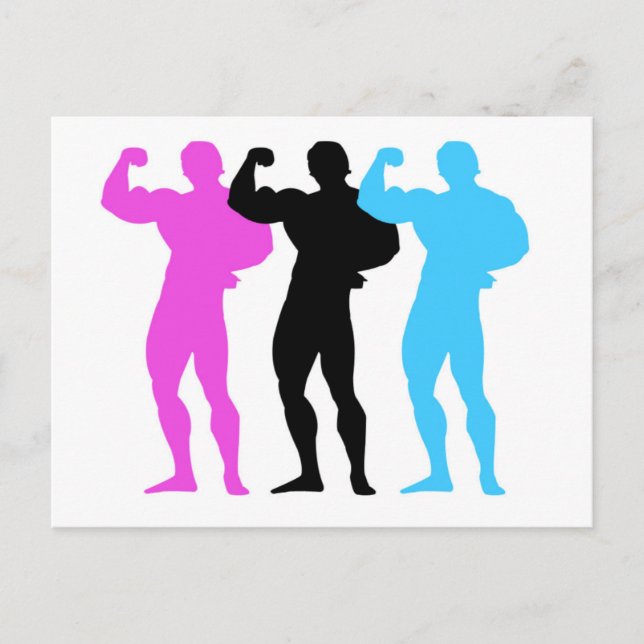 Postkort för Body Builders Vykort (Framsida)