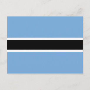 Postkort för Botswana Flagga Vykort