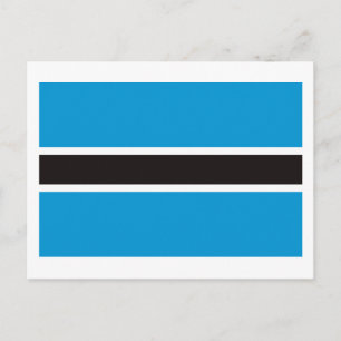 Postkort för Botswana Flagga Vykort