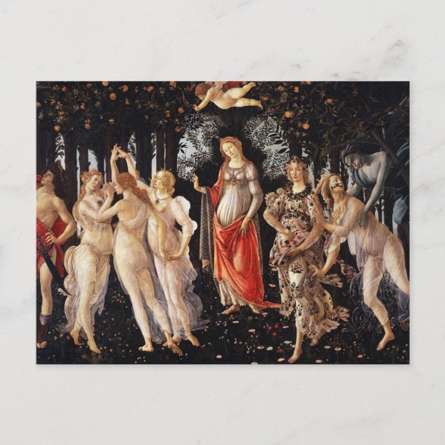 Postkort för Botticelli Primavera Vykort (Framsida)