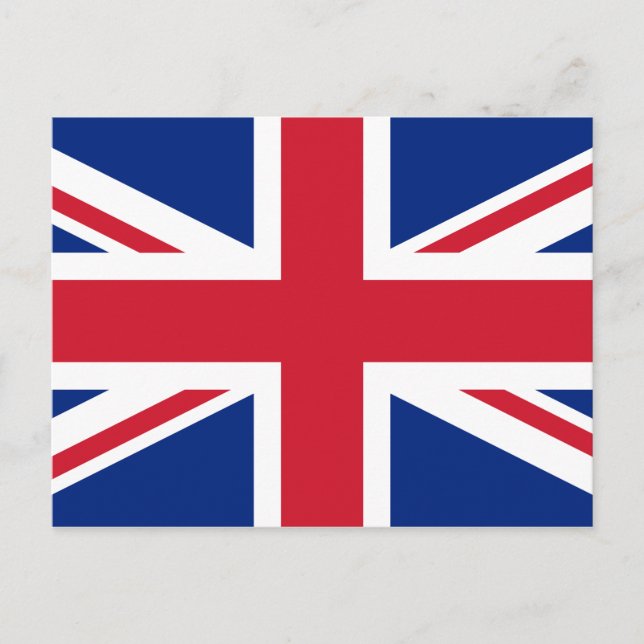 Postkort för brittisk Flagga Vykort (Framsida)