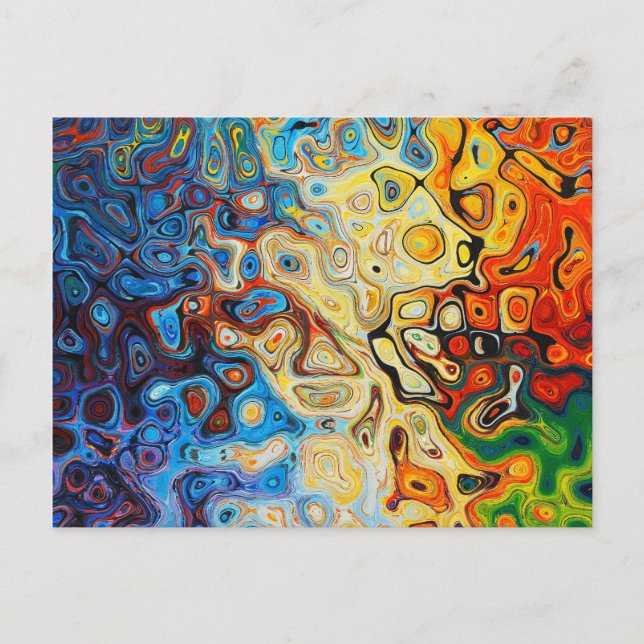 Postkort för brytning av regnbåge vykort (Framsida)