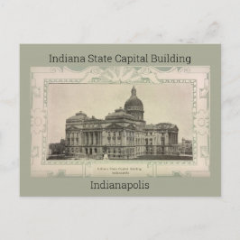 Postkort för Byggnad av statligt kapital i Indiana Vykort
